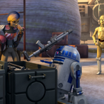 Sabine, R2-D2 packing heat, C-3PO, Chopper