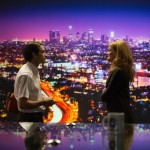 Jake Gyllenhaal and Rene Russo in Nightcrawler