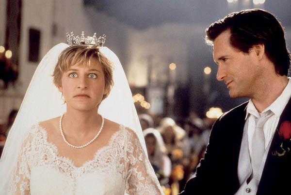 Image: 0100882595, License: Rights managed, Restrictions: For Editorial Use - Credit Studio Only., Film Still from "Mr. Wrong" Ellen DeGeneres, Bill Pullman ¬© 1996 Touchstone Pictures, Model Release: No or not aplicable, Credit line: Profimedia.com, Hollywood Archive