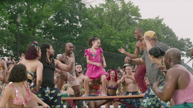 Where is this child's parents while she endangers herself on this table? Are they off in the heights somewhere or whatever? Honestly.