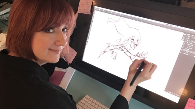 Lauren Faust creating