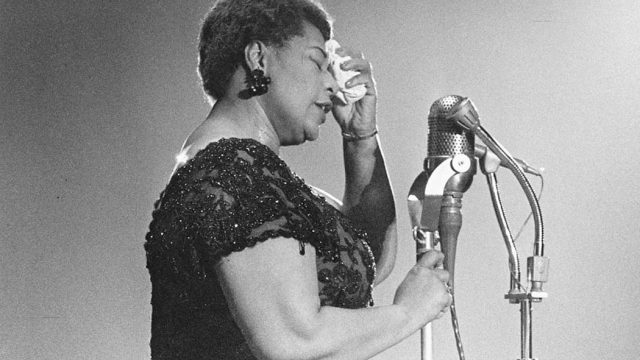 A woman with a powerful voice