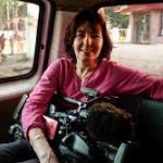 A woman and her camera