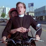 A crusading minister on a motorcycle