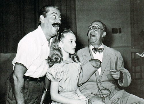 With his two most iconic costars