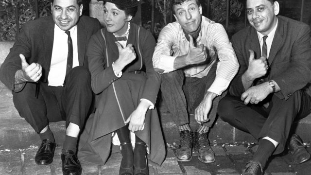 The Sherman Brothers with two stars