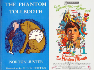 First edition book cover and movie poster