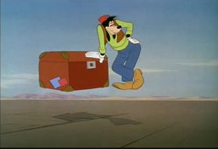 Goofy, just hanging around