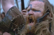 To hell with it, here's him in BRAVEHEART