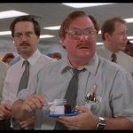 Gift this man a stapler.